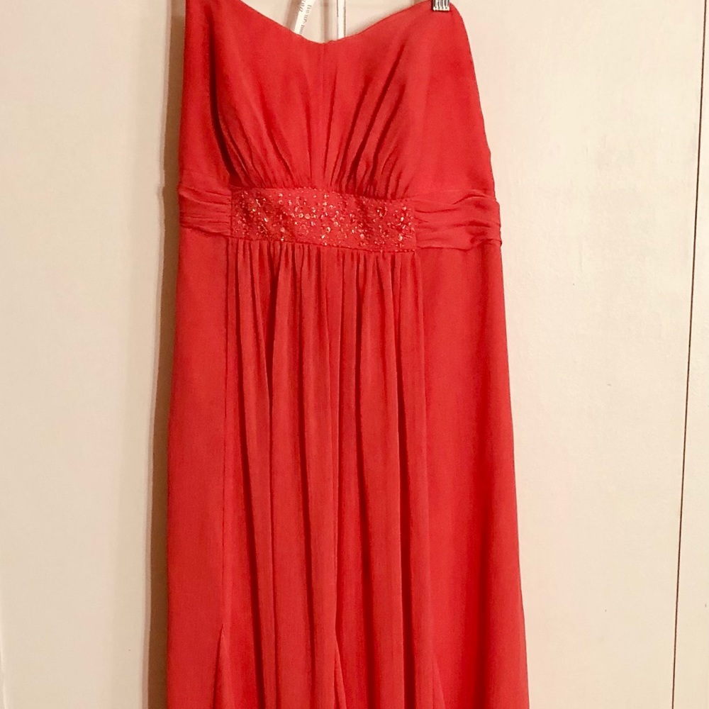 David’s Bridal Strapless Dress